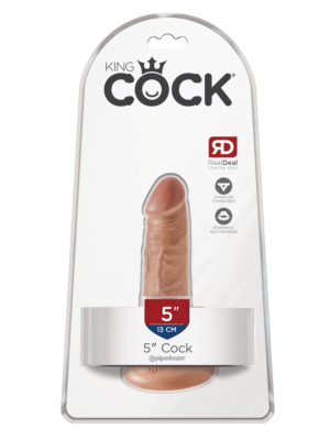 Ρεαλιστικό Ομοίωμα Πέους King Cock 13cm - Tan