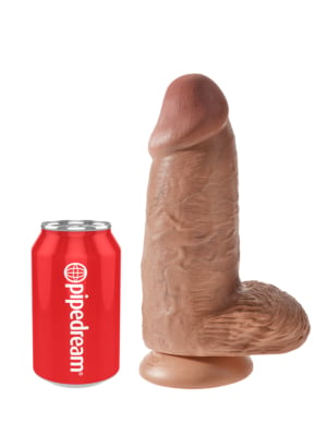 King Cock Chubby Realistic Dildo Tan