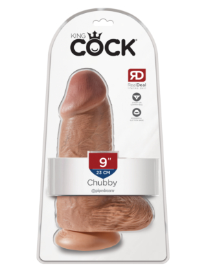 King Cock Chubby Realistic Dildo Tan