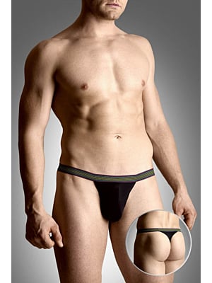 Mens thongs 4496 - black XL