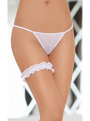 Garter 7406 - white S-L