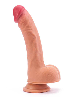 Ρεαλιστικό Ομοίωμα Πέους Dual-Layered Silicone Nature Cock 20 cm με Βάση Βεντούζας - Lovetoy