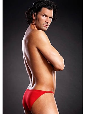 Microfiber Pouch Bikini Red 