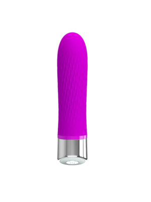 Κλασικός Δονητής Σιλικόνης Sensual Pleasure Sebastian Vibrator (Μωβ) - Pretty Love