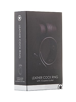 Leather Cock Ring - Black