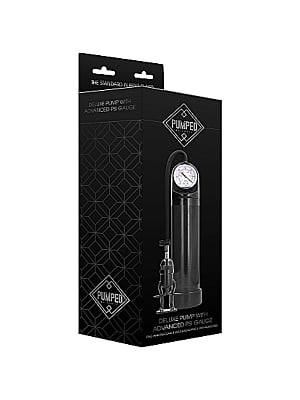 Deluxe  Pump With Advanced PSI Gauge - Black