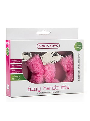 Furry Handcuffs - Pink