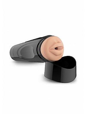 Self Lubrication Easy Grip Masturbator XL Oral - Flesh