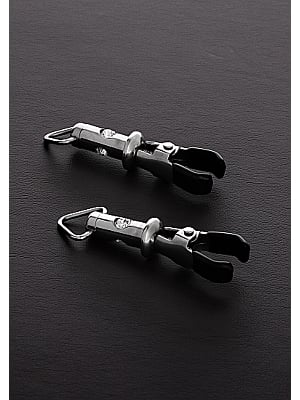 2 Barrel Tit Clamps with 3- Gemstone