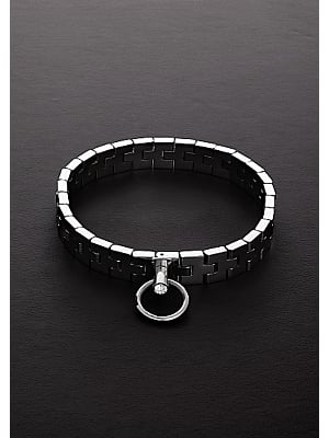 Watchband Collar with Lock - 17" / 43 cm