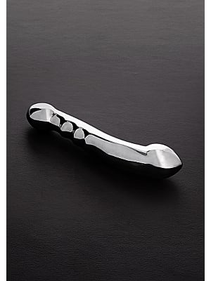 Μη Ρεαλιστικό Ομοίωμα Πέους Elegant Dual Dildo 27cm από Ανοξείδωτο Ατσάλι - Triune