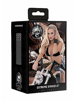 Ouch! Skulls and Bones - Extreme Bracelet - Black