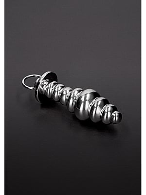 Ribbed Tunnel Butt Plug