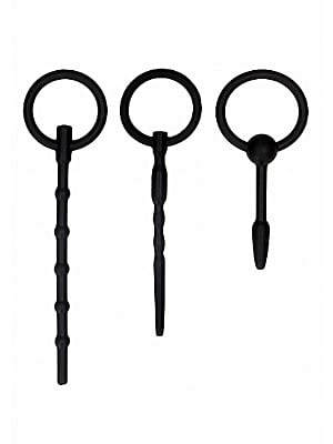Urethral Sounding Plug Set - Black