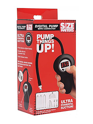 Digital Pump with Connector - Black