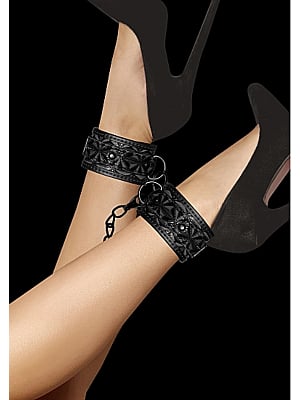 Ouch - Luxury Ankle Cuffs - Black