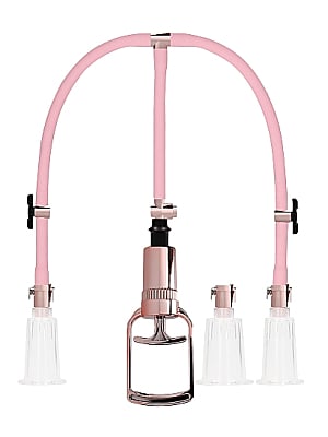 Clitoral & Nipple Pump Set Large - Rose Gold