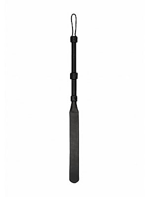 Heavy Duty Double Tailed Whip Flogger - Black