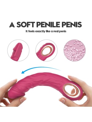 Ultra-Realistic Skin Vibrator Pink