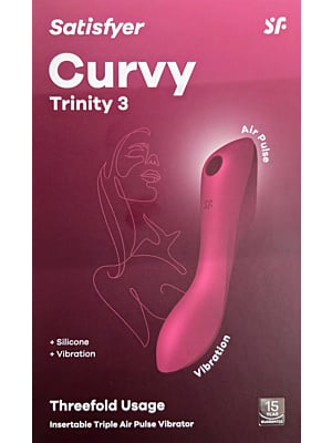 Satisfyer Insertable Air Pulse Vibrator - Curvy Trinity 3