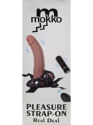 Strap-on Pleasure, Dildo+Bullet Vibrator, Remote Control Mokko Toys