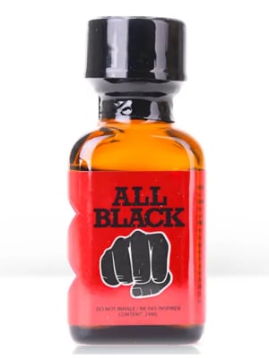 Leather Cleaner Poppers All Black 25ml