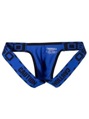 Mens Thongs Jockstraps Underwear Cotton Blue