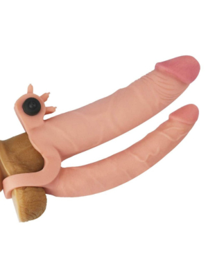 Manson Penis Double With Vibration Pleasure X-Tender Add 1