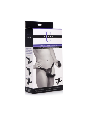 Xr Brands SU Double Take - Penetration - Strap-On Harness - Black