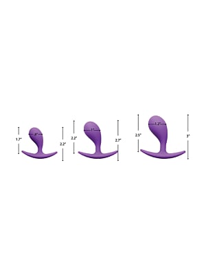 Xr Brands Booty Poppers - Silicone Anal Trainer Set