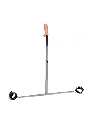 Squat Anal Impaler με Spreader Bar και Χειροπέδες