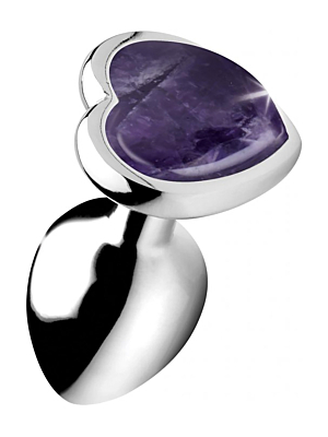 Μικρή Πρωκτική Σφήνα με Πετράδι Purple Heart - XR Brands