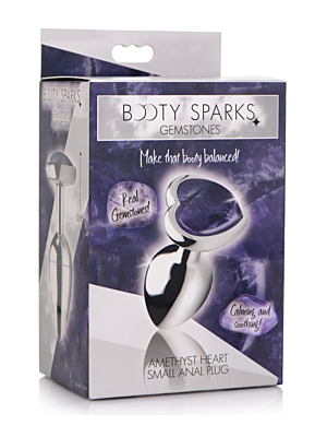 Μικρή Πρωκτική Σφήνα με Πετράδι Purple Heart - XR Brands