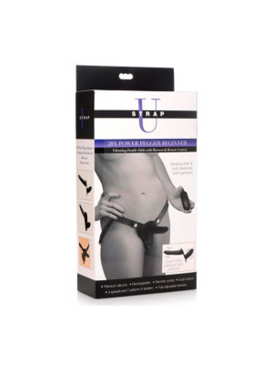 Pegger Beginner Vibrating Double Dildo + Harness