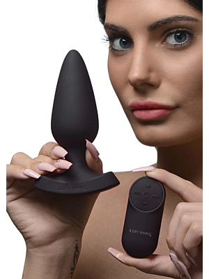 Laser Heart Large Anal Plug with Remote Control