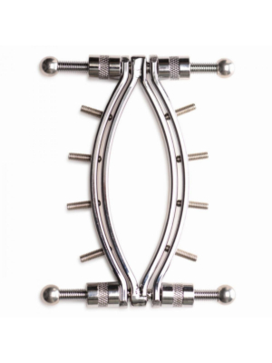 Spread 'Em Poker Vagina Clamp with Adjustable Pressure Screws