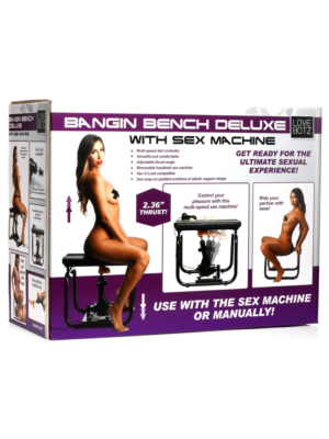Deluxe Bangin' Bench with Sex Machine - Black