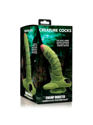 Swamp Monster Scaly Silicone Dildo 