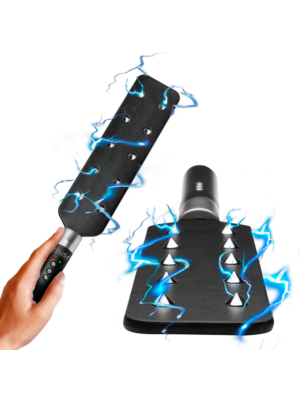E-Stim Spiked Paddle - Black