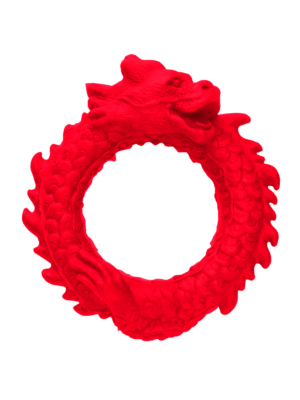 Rise of the Dragon - Silicone Cock Ring - Red