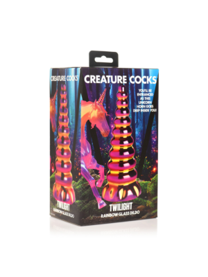 Twilight - Rainbow Glass Dildo