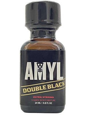 Leather Cleaner Poppers Amyl Double Black 24ml