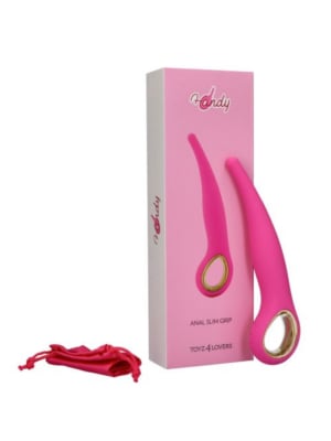 Anal Vibrator handy anal slim grip pink