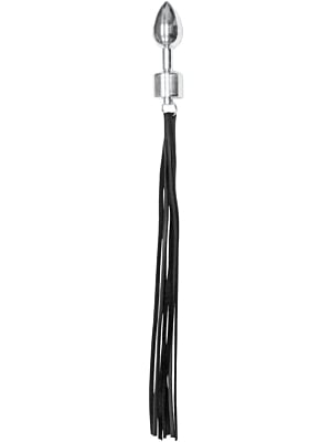 XXdreamSToys Aluminium Plug with Leather Whip