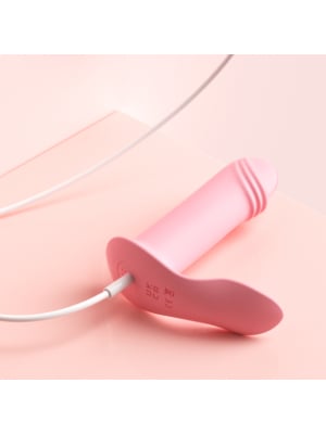 App-Driven Vibrating Dildo for Hands-Free Pleasure Pink