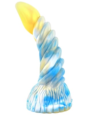 Μη Ρεαλιστικό Ομοίωμα Πέους Arkan Dildo 18cm - Gold/Blue