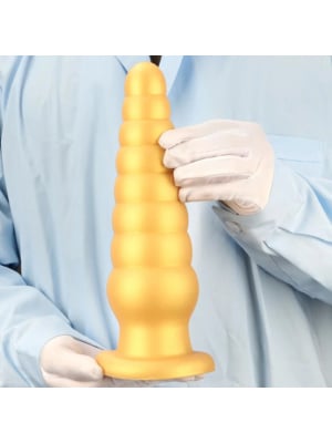 Cairo Gold Huge Anal Butt Plug Dildo Anus Dilator