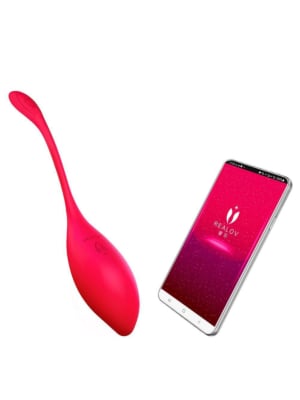 Realov Serena Smart Mini Vibe Red App Controlled