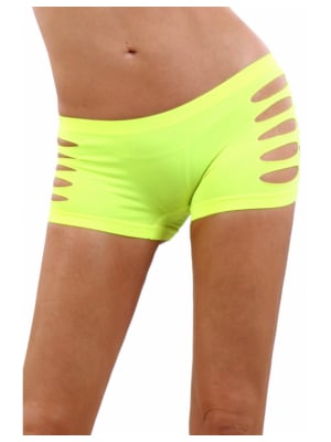 B6979-YL Fishnet Shorty
