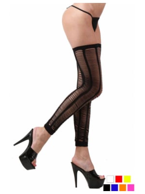 Openwork Fishnet Stockings Ultra Sexy And Stretchy Black